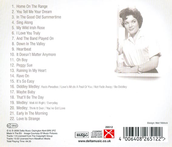 Connie Francis  A Little Bit Of Country; A Little Bit Of Rock & Roll : Front + Inlay